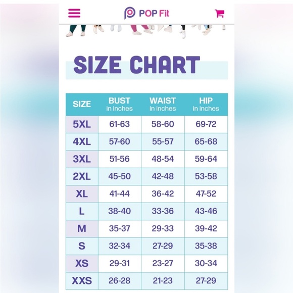 2/$40 NWT-POP FIT 2X - Picture 2 of 11